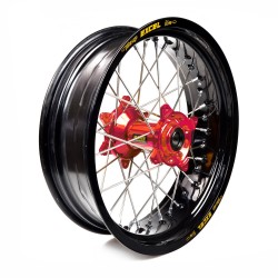 Rueda completa Haan Wheels aro negro 17-4,50 buje rojo 1 116008/3/6