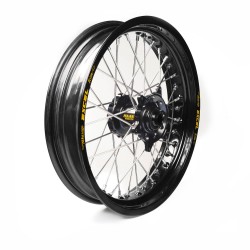 Rueda completa Haan Wheels aro negro 17-3,50 buje negro 1 85006/3/3