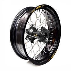 Rueda completa Haan Wheels aro negro 17-4,50 buje negro 1 86008/3/3