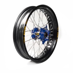 Rueda completa Haan Wheels aro negro 16-3,50 buje azul 1 35250/3/5