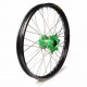 Rueda completa Haan Wheels aro negro 17-1,40 buje verde 1 23004/3/7
