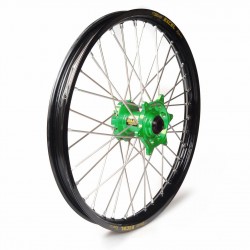 Rueda completa Haan Wheels aro negro 17-1,40 buje verde 1 23004/3/7