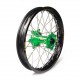 Rueda completa Haan Wheels aro negro 12-1,60 buje verde 1 22001/3/7
