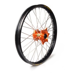 Rueda completa Haan Wheels aro negro 14-1,60 buje naranja 1 31002/3/10