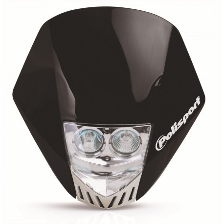 Careta Polisport HMX LED negro 8657100002