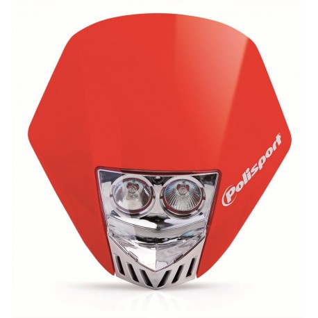 Careta Polisport HMX LED rojo 8657100006