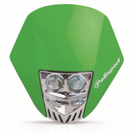 Careta Polisport HMX LED verde 8657100007