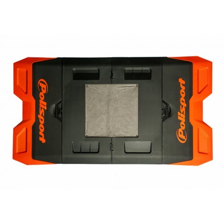 Alfombra plastica de box Polisport naranja 8982200002