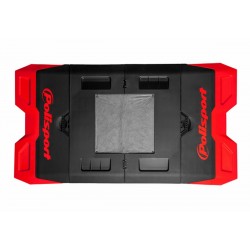 Alfombra plastica de box Polisport rojo 8982200004