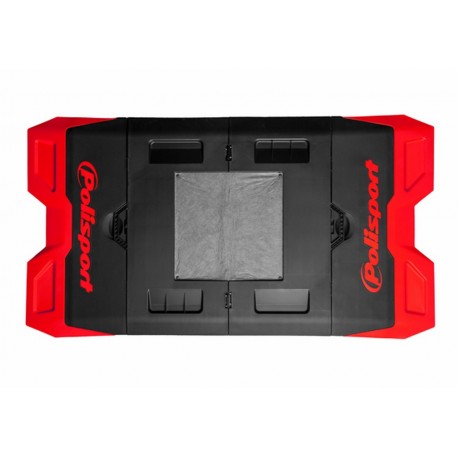 Alfombra plastica de box Polisport rojo 8982200004