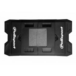 Alfombra plastica de box Polisport negro 8982200006