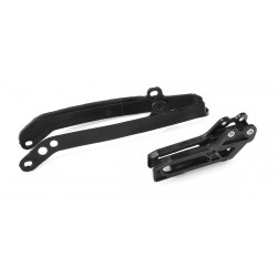 Guiacadenas + patin Polisport negro Yamaha 90585