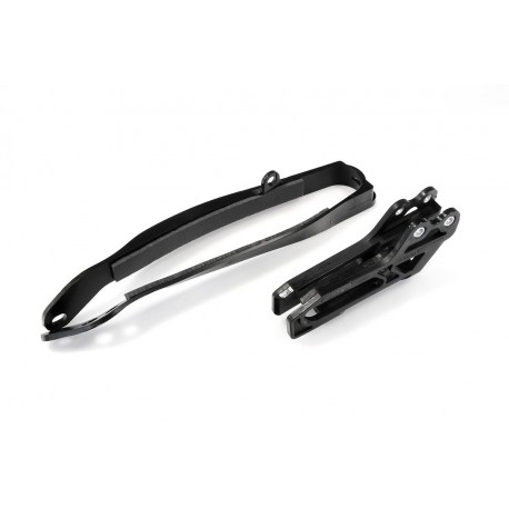 Guiacadenas + patin Polisport negro Yamaha 90586
