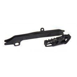 Guiacadenas + patin Polisport negro Honda 90594