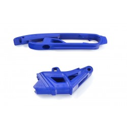 Guiacadenas + patin Polisport azul Husqvarna 90660