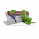 Kit plástica Polisport Kawasaki color original 90162