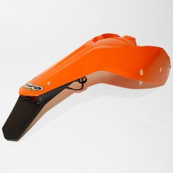 Guardabarros trasero con paneles laterales y piloto LED UFO KTM naranja KT03097-127
