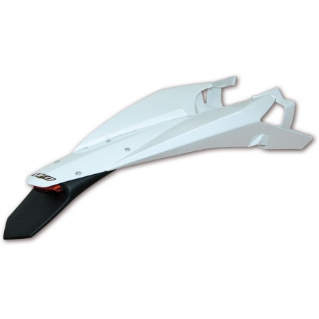 Guardabarros trasero con piloto LED UFO Husqvarna blanco HU03344-041