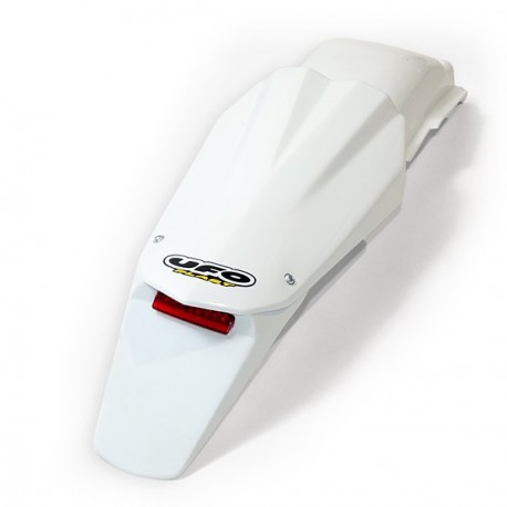 Guardabarros trasero con piloto UFO Husqvarna blanco HU03314-041