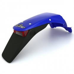 Guardabarros trasero con piloto UFO Yamaha azul YA03868-089