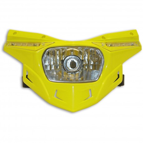 Recambio inferior (optica incluida) careta UFO homologada Stealth amarillo PF01714-102