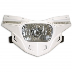 Recambio inferior (optica incluida) careta UFO homologada Stealth blanco PF01714-041