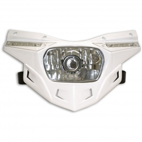 Recambio inferior (optica incluida) careta UFO homologada Stealth blanco PF01714-041