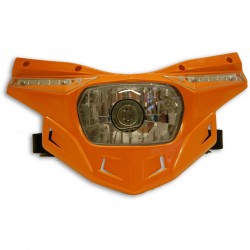 Recambio inferior (optica incluida) careta UFO homologada Stealth naranja PF01714-127