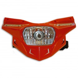 Recambio inferior (optica incluida) careta UFO homologada Stealth rojo PF01714-070