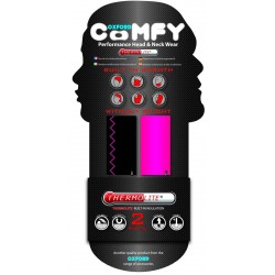 Braga cubre cuello Thermolite negro / rosa, Pack de 2. Oxford NW300