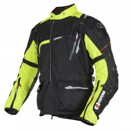 Chaqueta Oxford MONTREAL 2.0 talla S Negra/Fluor TM142S