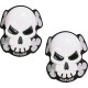 Deslizaderas Oxford OF260 Skull blanco
