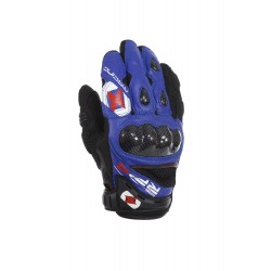 Guantes Racing cortos de cuero-rejilla Oxford RP-4 azul/negro talla 2XL