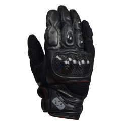 Guantes Racing cortos de cuero-rejilla Oxford RP-4 negro completo talla 4XL