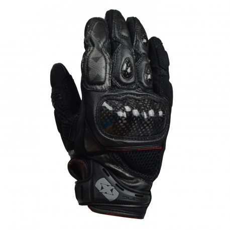 Guantes Racing cortos de cuero-rejilla Oxford RP-4 negro completo talla 4XL