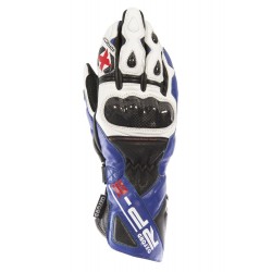 Guantes Racing de cuero Oxford RP-2 azul/blanco talla L
