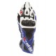 Guantes Racing de cuero Oxford RP-2 azul/blanco talla M