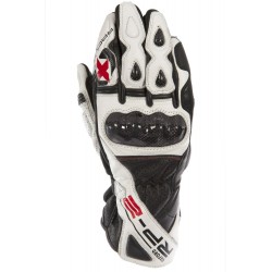 Guantes Racing de cuero Oxford RP-2 blanco/negro talla 2XL