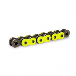 Cadena RK FY530XSO con 118 eslabones amarillo fluor