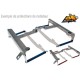 Protectores de radiador aluminio azul AXP Yamaha AX1100