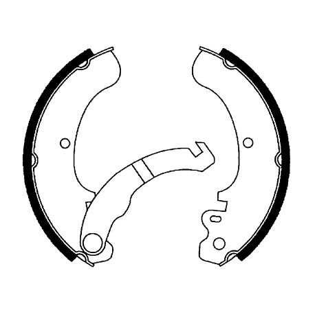 Zapatas de freno Ape 50 Pos.(4Pz) (160x32)
