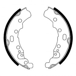 Zapatas de freno Ape Poker Ant/Pos(8Pz) (190x47)