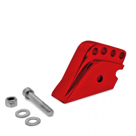 Alargador Amortiguador  Scoot Peugeot 4 Posiciones Rojo Anodise