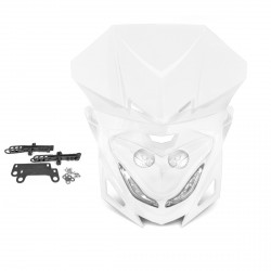 Cabeza Horquil Enduro Bi Halog+Leds Winterbee Blancoa