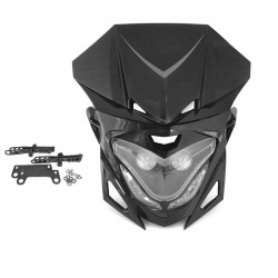 Cabeza Horquil Enduro Bi Halog+Leds Winterbee Negra