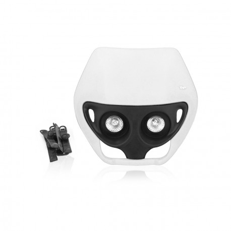 Cabeza Horquil Enduro Halog Doble Optic Blancoa
