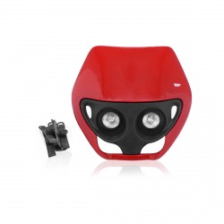 Cabeza Horquil Enduro Halog Doble Optic Rojo