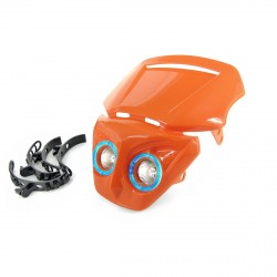 Cabeza Horquilla  Transformer  Halog+Leds Anaranjado