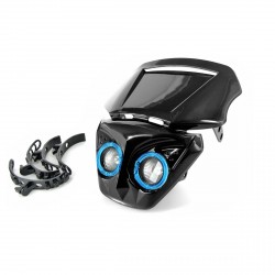 Cabeza Horquilla  Transformer  Halog+Leds Negre