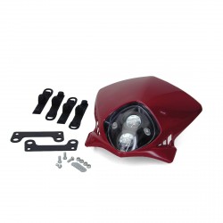 Cabeza Horquilla Enduro Bi Halog Duke Rojo Ym3241
